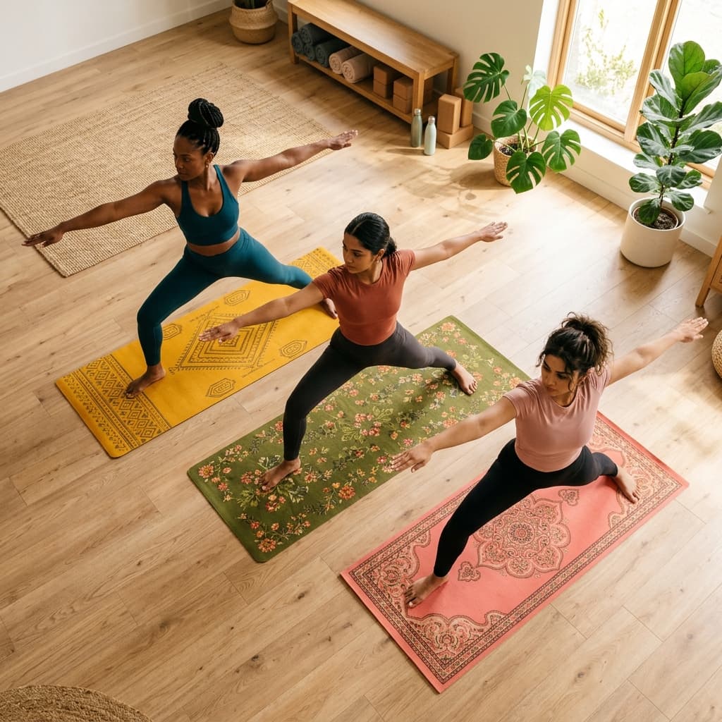 Live community yoga session